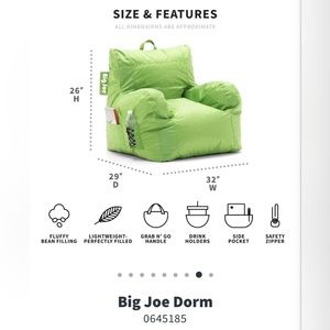 Big Joe “Dorm” Bean bag chair **COVER ONLY**